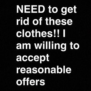 IMPORTANT CLOSET CLEAN OUT!!